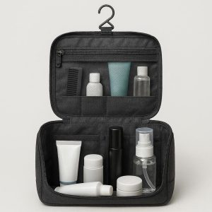 25 Water Resistant Travel Toiletry Bag with Multiple Compartments for Men and Women