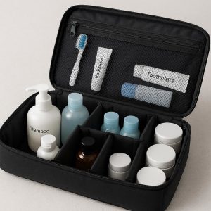 29 Family Size Travel Toiletry Bag with Dividers for Group Travel